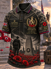 Men's British Veterans' Memorial Short Sleeve Shirt