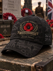 Unisex Remembrance Day Lest We Forget Hat
