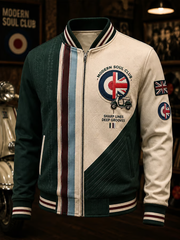 Men's UK Music Lover Mods Culture Printed Jacket