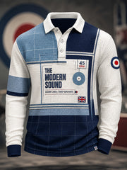 Men's Paul Weller And British Mod Culture Waffle Long Sleeve Shirt