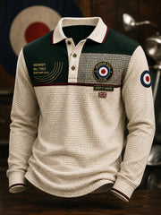 Men's Paul Weller And British Mod Culture Waffle Long Sleeve Shirt