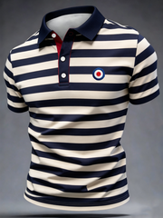 Men's UK Music Lover Mods Culture Printed polo shirt