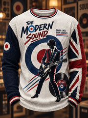 Men's Paul Weller And British Mod Culture  Waffle Long Sleeve T-Shirt