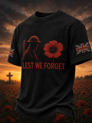 Men's Remembrance Day Printed T-shirt