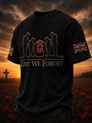Men's Remembrance Day Printed T-shirt