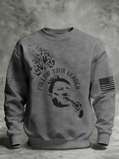 Unisex 8647 FDT Funny Printed Sweatshirt Light Gray / S