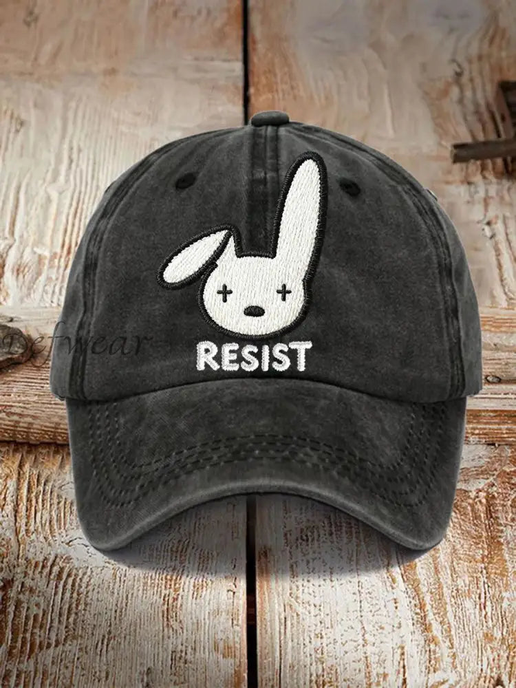 Unisex Bunny Resist Hat Black / ONE