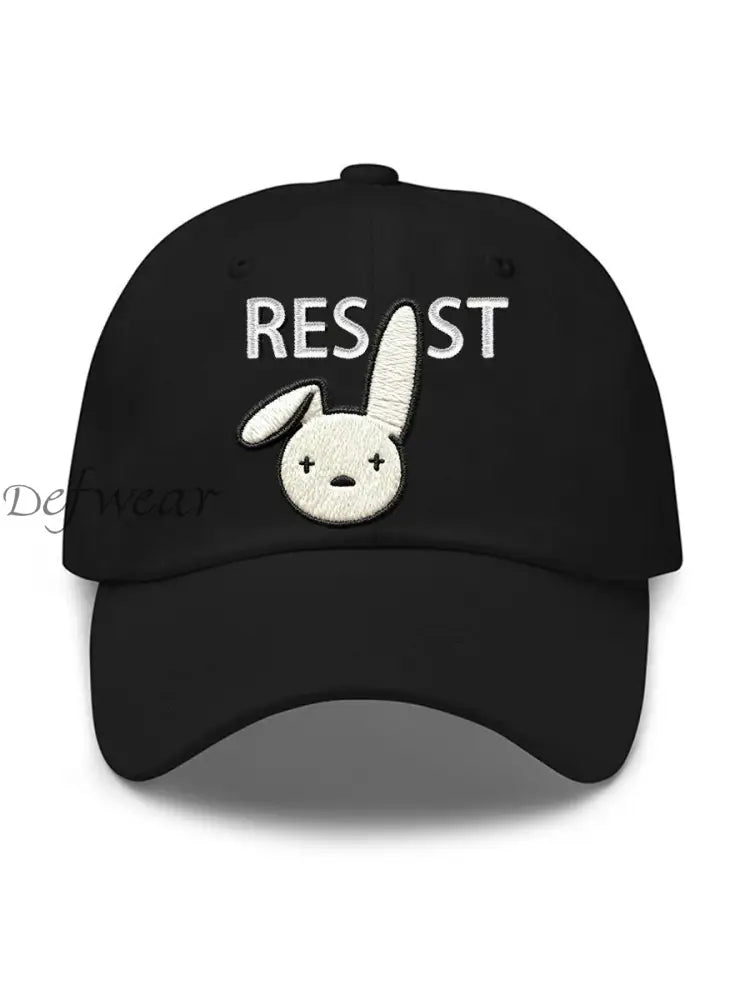 Unisex Bunny Resist Hat Black / ONE