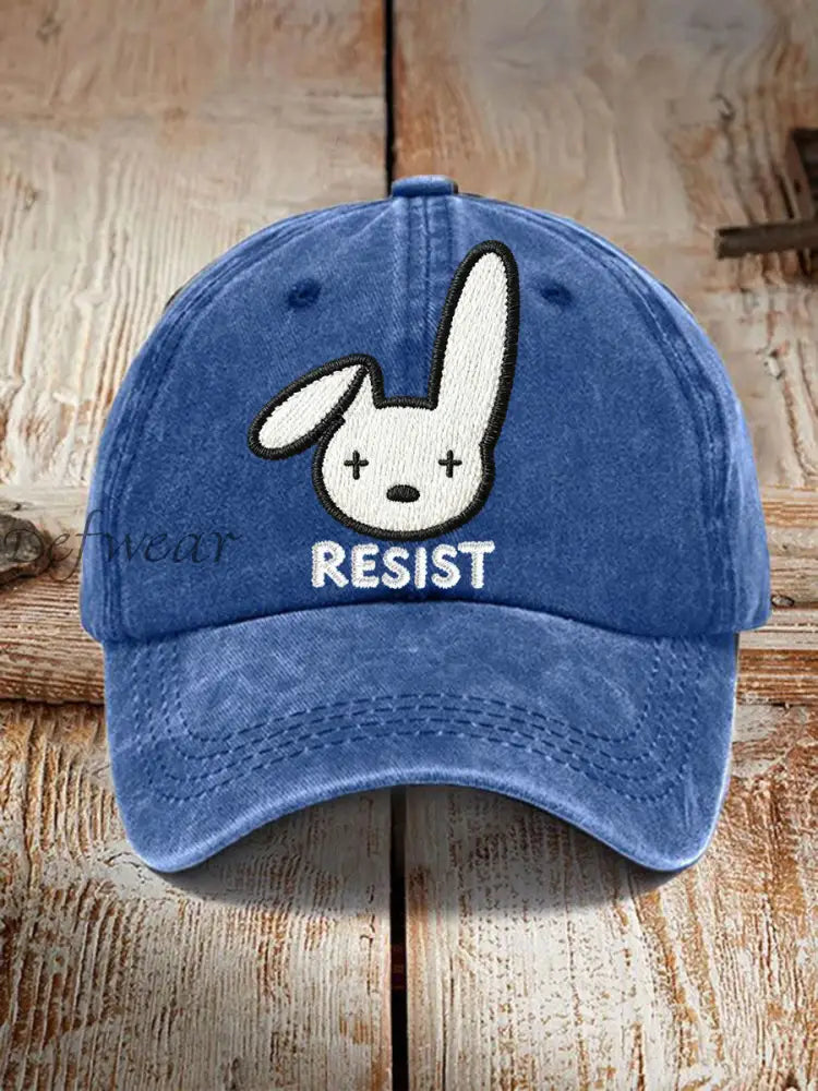 Unisex Bunny Resist Hat Blue / ONE
