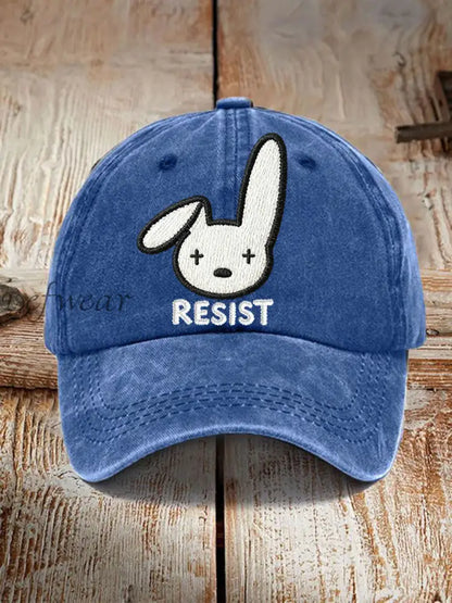Unisex Bunny Resist Hat Blue / ONE