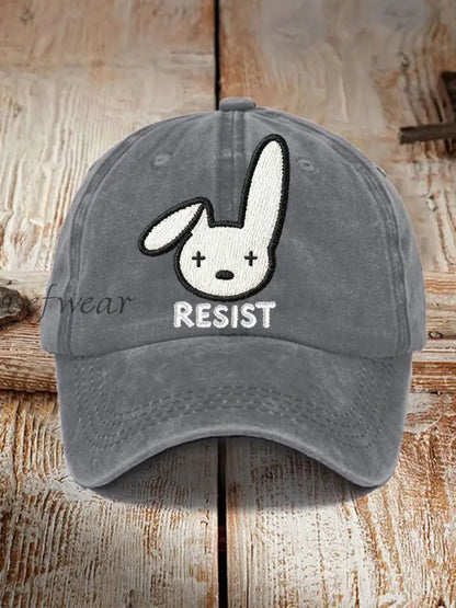 Unisex Bunny Resist Hat Light Gray / ONE