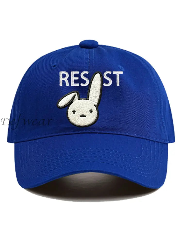 Unisex Bunny Resist Hat Royal Blue / ONE