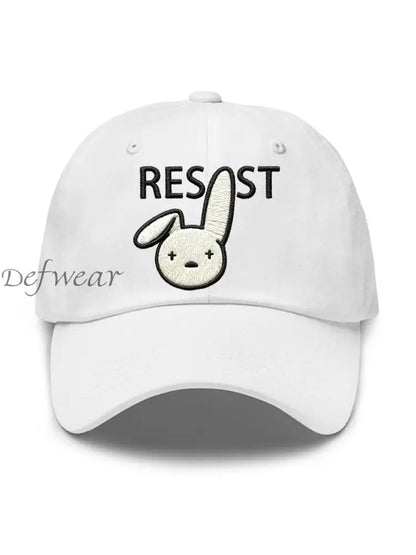 Unisex Bunny Resist Hat White / ONE