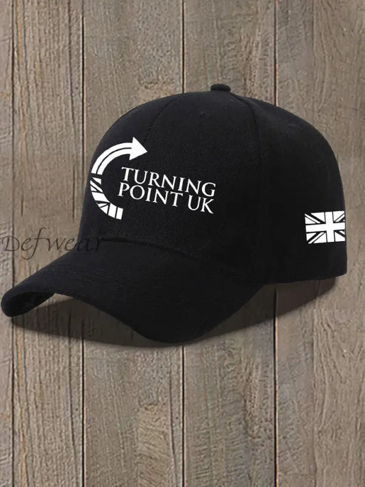 Unisex Charlie Kirk Turning Point Design Print Hat Black / ONE