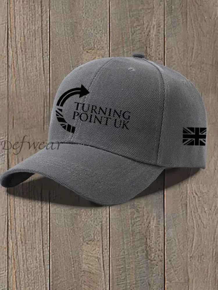 Unisex Charlie Kirk Turning Point Design Print Hat Dark Gray / ONE
