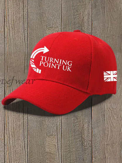 Unisex Charlie Kirk Turning Point Design Print Hat Red / ONE