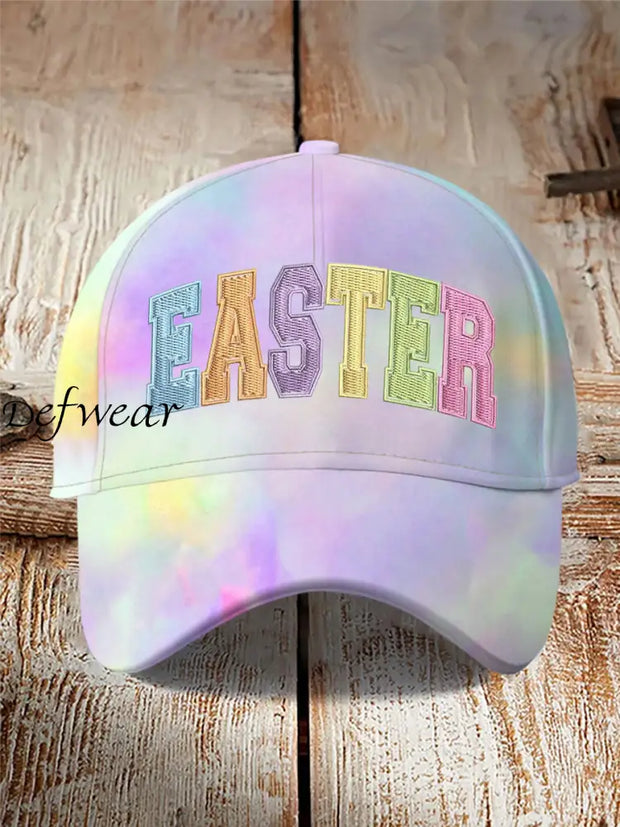 Unisex Happy Easter Design Print Hat As picture / JM