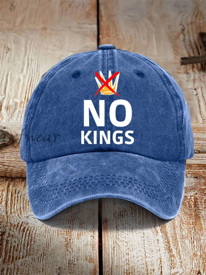 Unisex No Kings Hat Blue / ONE