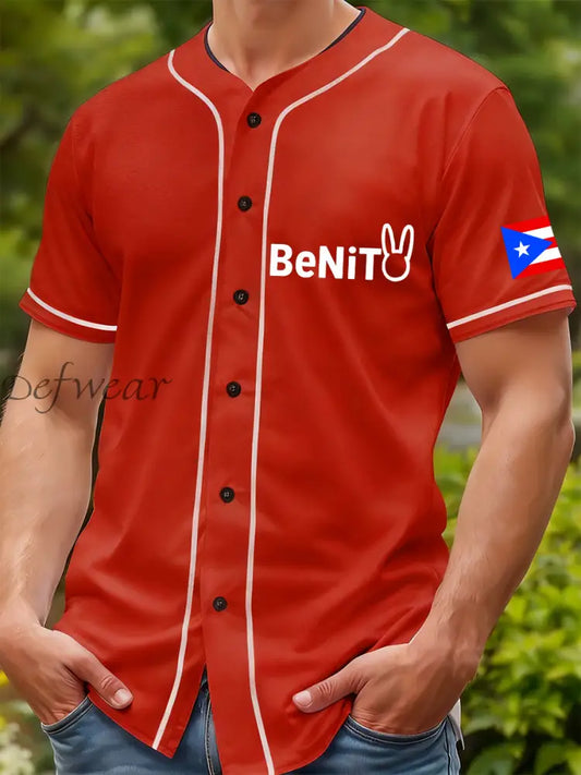 Unisex Puerto Rican singer printed shirt Red / S