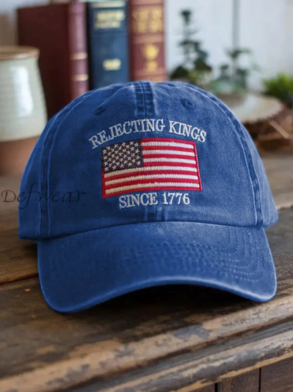 Unisex Resort Hawaiian Design Print Hat Blue / ONE