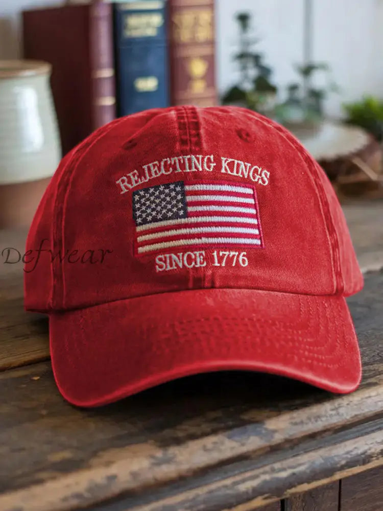 Unisex Resort Hawaiian Design Print Hat Red / ONE