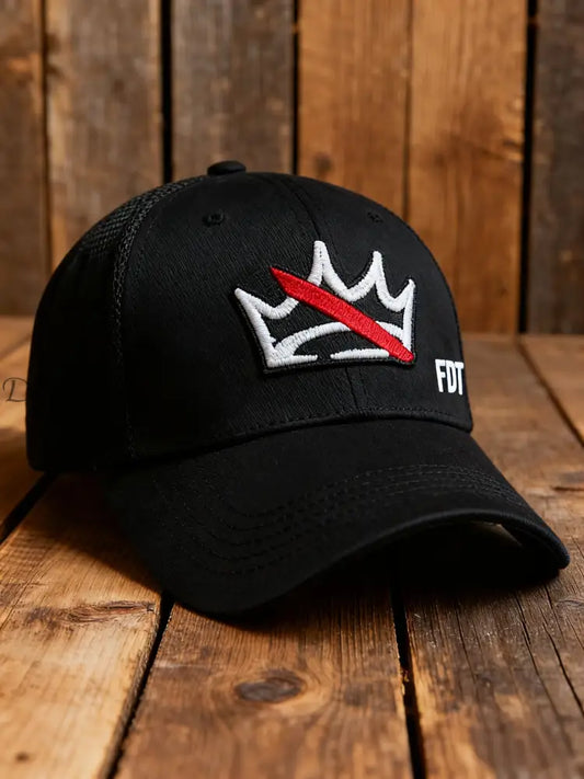 Vintage No Kings in America FDT Casual Print Washed Hat Black / ONE