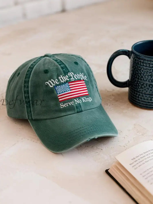 We The People Serve No Kings Cap Gray / ONE