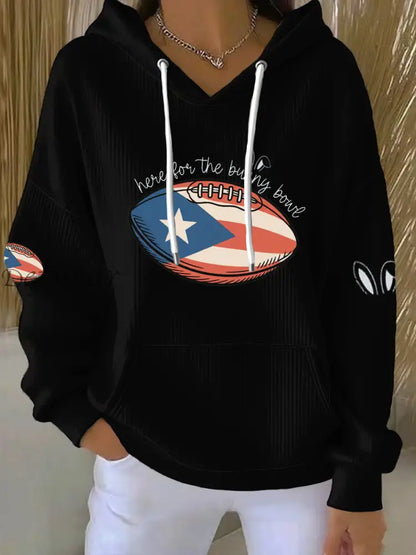 Women’s Bunny Bowl Halftime Show Hoodie Black / S