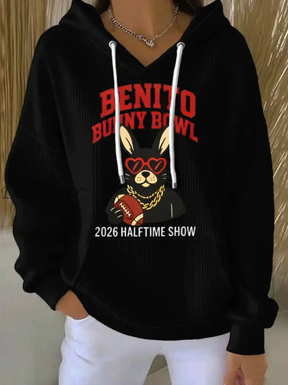 Women’s Bunny Bowl Halftime Show Hoodie Black / S
