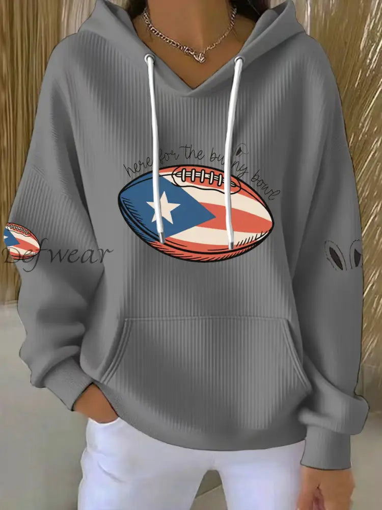 Women’s Bunny Bowl Halftime Show Hoodie Gray / S