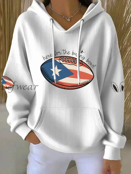 Women’s Bunny Bowl Halftime Show Hoodie White / S