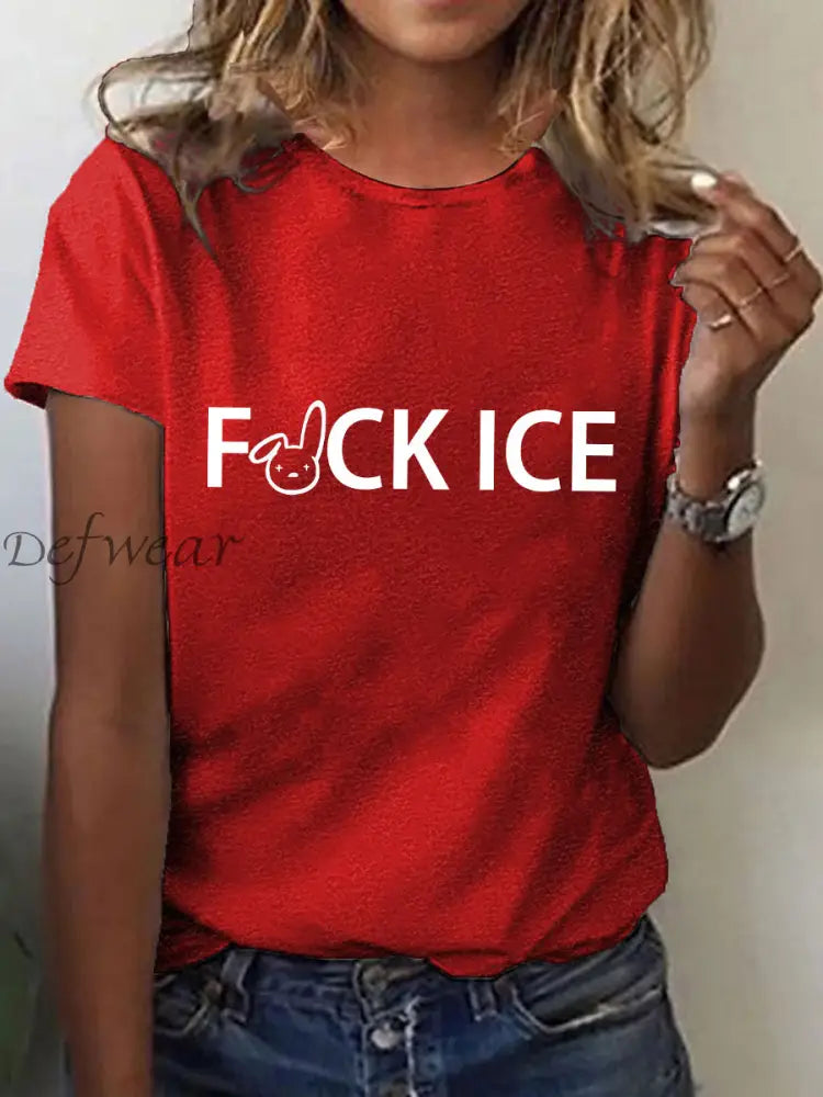 Women’s Bunny Resist T-shirt Red