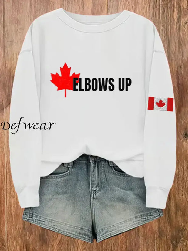 Women’s Canadian Never 51 Printed Sweatshirt White / S