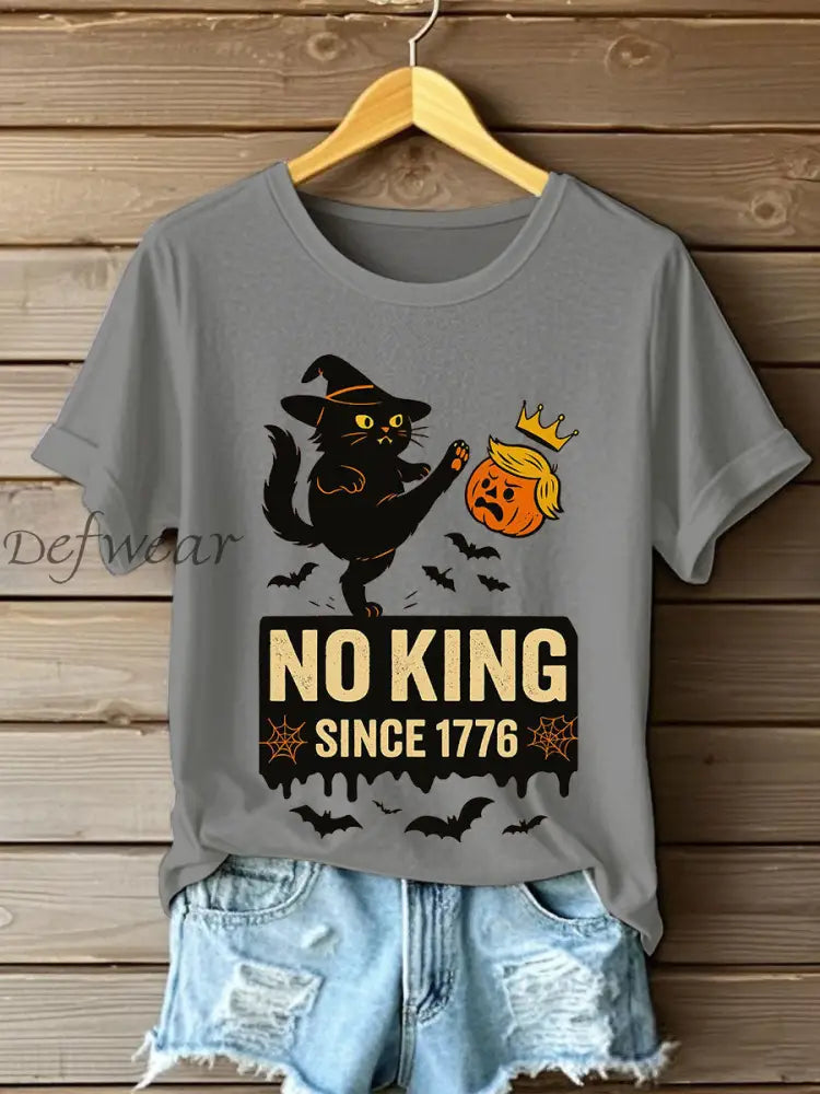 Women’s Iron On Short Sleeve T-Shirt Light Gray / S