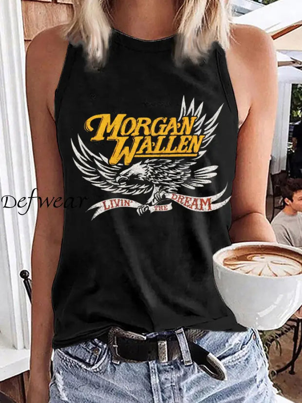 Women’s Morgan Wallen Printed Vest Black / S
