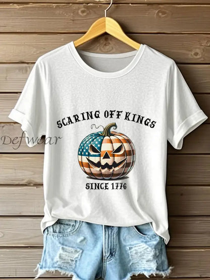 Women’s No Kings T-shirt White / S