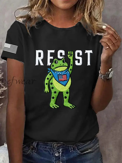 Women’s Portland Frog Resist Short Sleeve T-Shirt Black / S