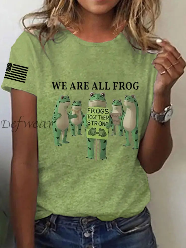 Women’s Resist Frog Short Sleeve T-Shirt Green / S