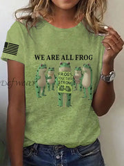 Women’s Resist Frog Short Sleeve T-Shirt Green / S